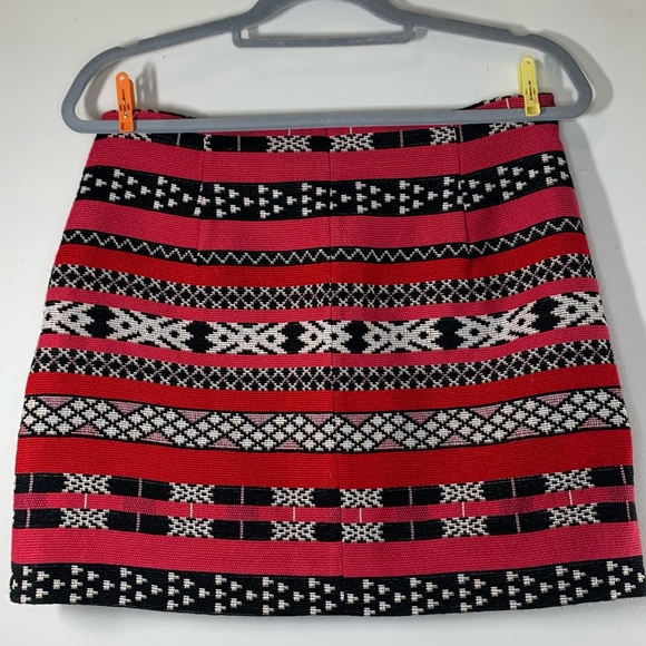 Zara Woman High Waisted Tapestry Boho Mini Skirt - Picture 3 of 5